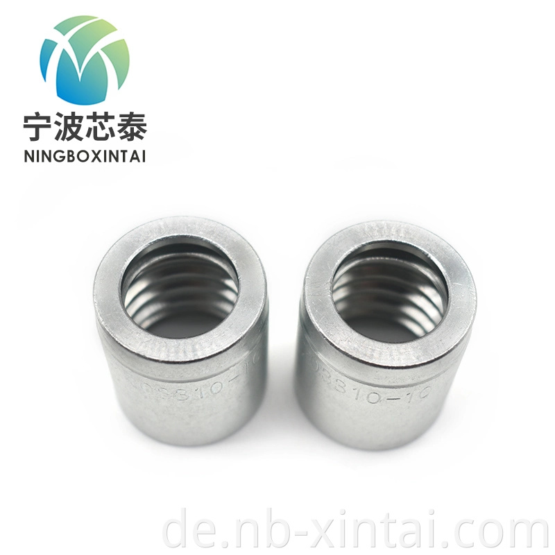 China OEM ODM Hersteller Lieferant Nicht-Skive-Hose-Ferrule für SAE 100 R1AT/R2AT-Schlauch